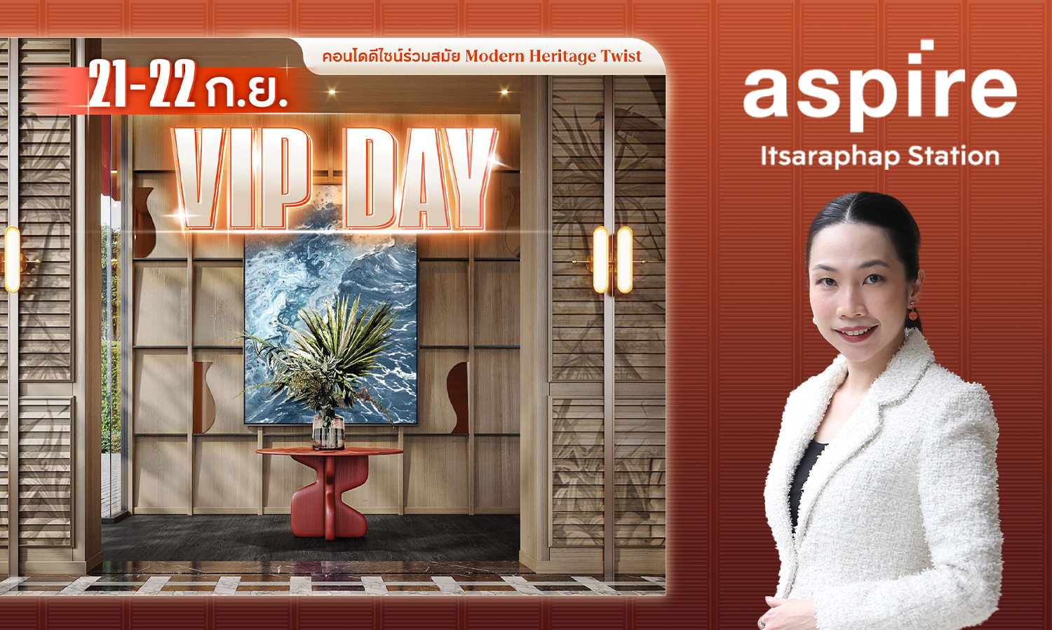 AP Launches ASPIRE Issaraphap Station, New Condo in the Issaraphap-Wang Derm Area