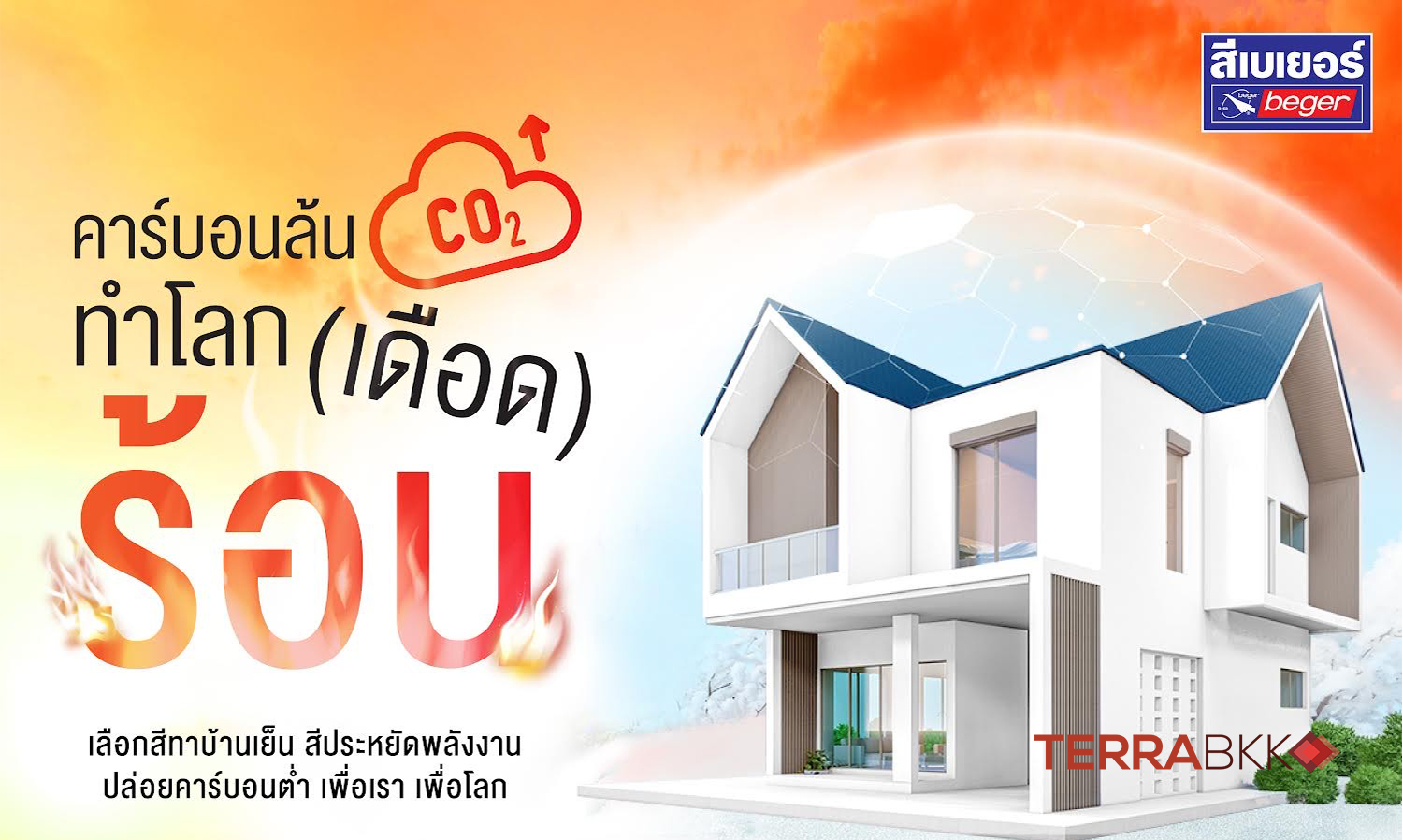 Excess Carbon Makes the World (Boiling) Hot: Choose Cool Paint Colors for Your Home, Energy-Saving, Low Carbon Emission for the World and Ourselves