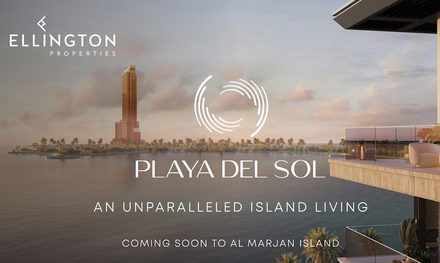 Ellington Properties, a Premium Real Estate Developer in the UAE, Launches the PLAYA DEL SOL Project