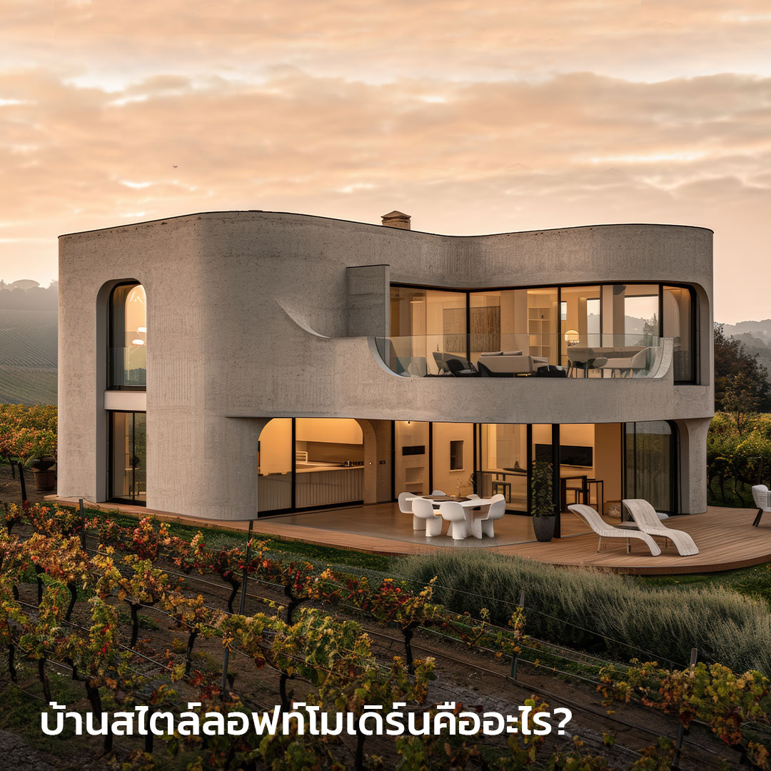 บ้านสไตล์ลอฟท์โมเดิร์น คืออะไร?