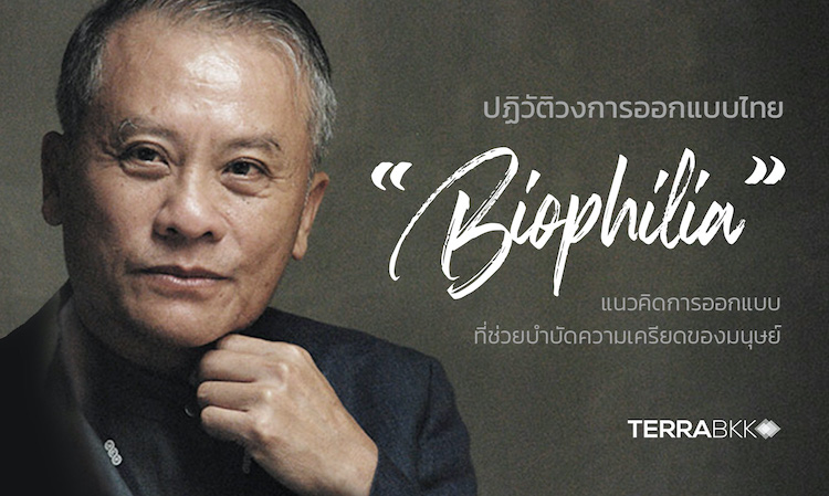 TERRA INTERVIEW : เกชา ธีระโกเมน ปฏิวัติวงการออกแบบไทย “Biophilia” แนวคิดการออกแบบที่ช่วยบำบัดความเครียดของมนุษย์